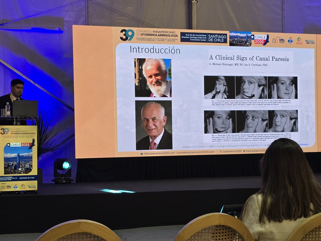 Elías Villagrán en el Congreso Panamericano de Otorrinolaringología 2025